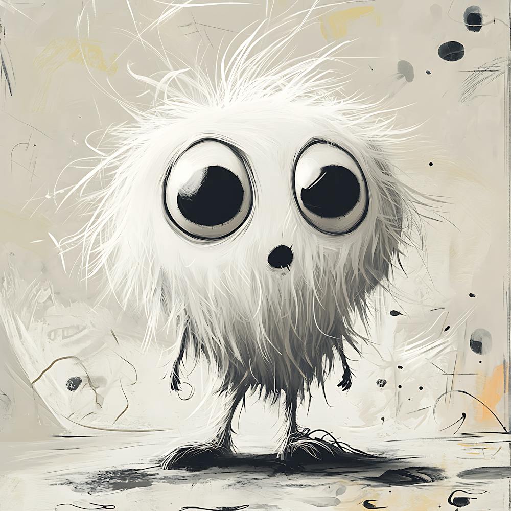 Cute Shaggy Plush Ghost Toy 9