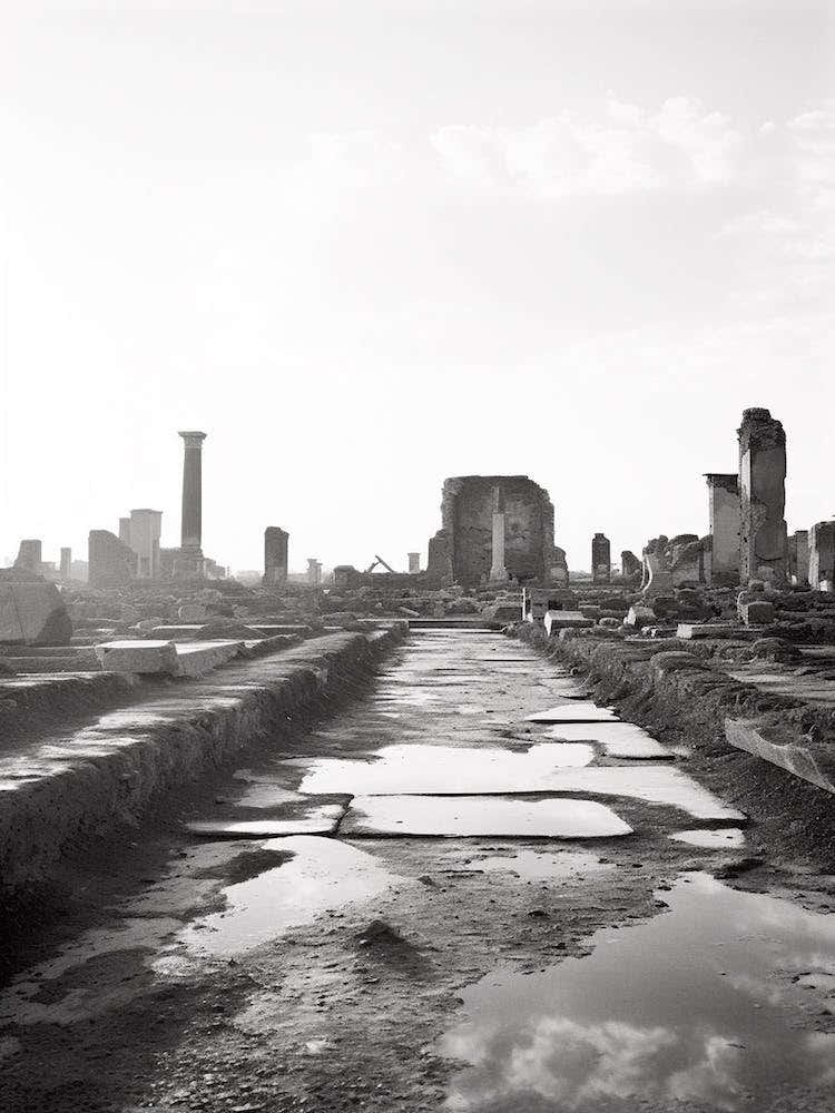 Ostia, Italy, Black And White Photography 1