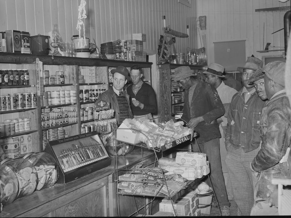 General Store, Lakeview Cooperative Association, Arkansas By Russell Lee