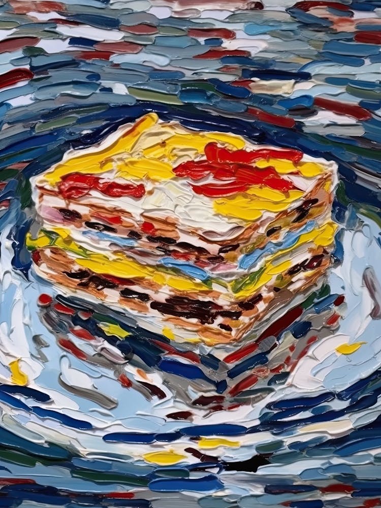Mille Feuille Painting 3