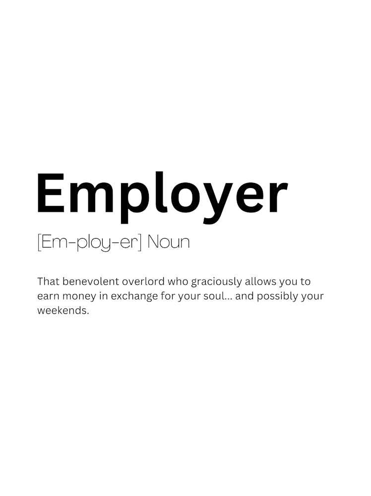 Employer Definition Meaning 1