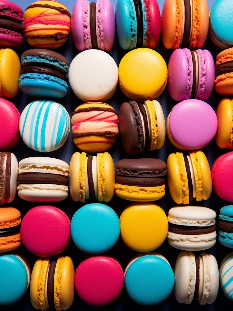 Pop Art Macaron Pattern 1