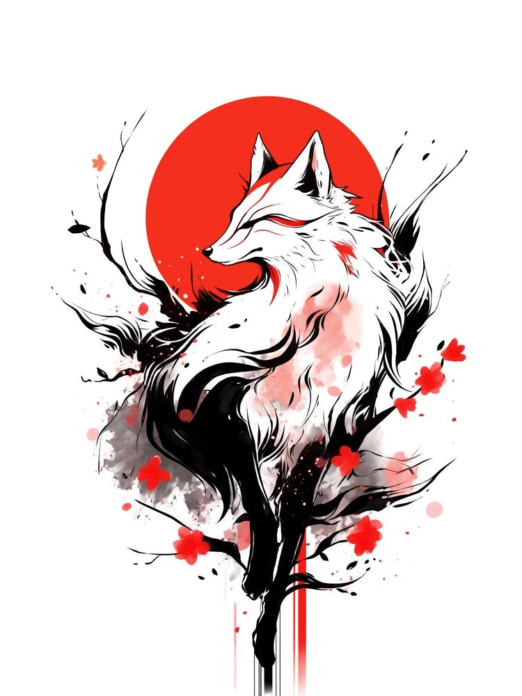 Kitsune Japanese Fox