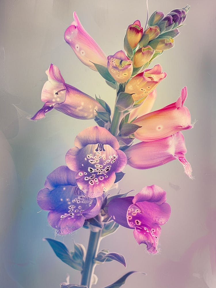 Iridescent Flower Foxglove 1