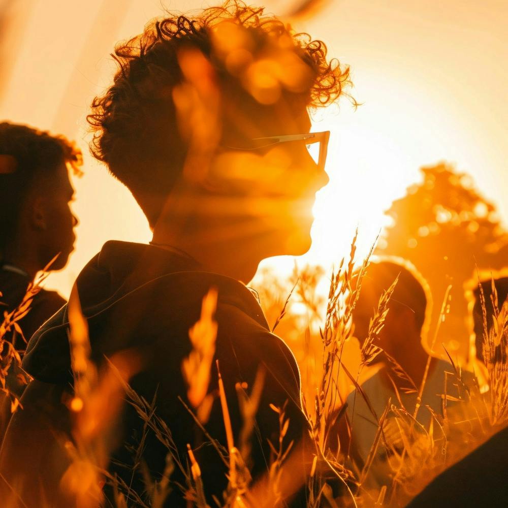 Sunset In The Field