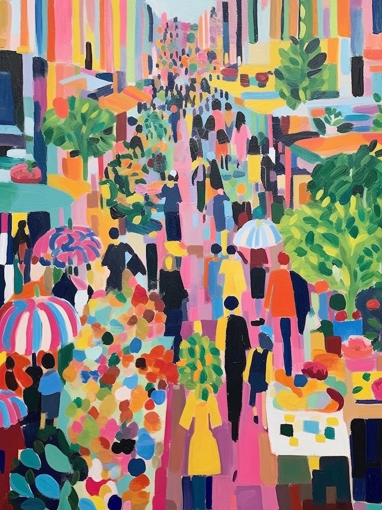 Summer Texture With People 4