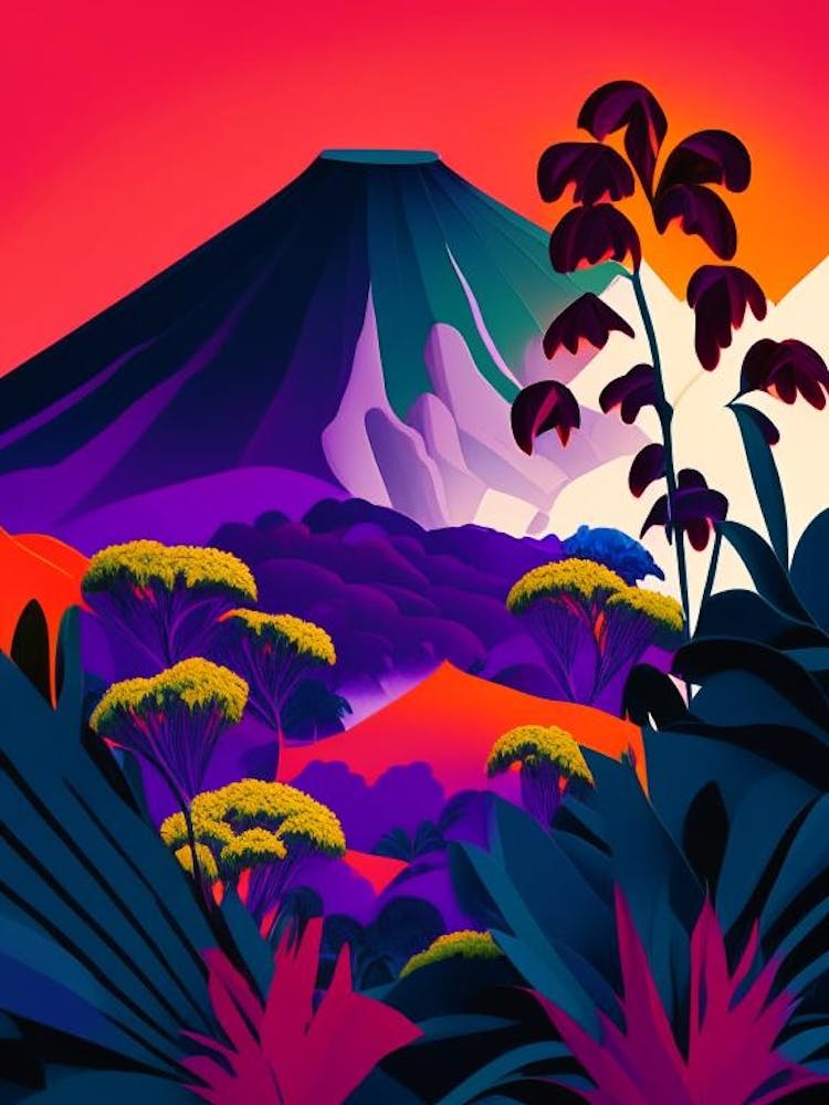 Hawaii Volcanoes National Park United States Of America Pop MatisseII