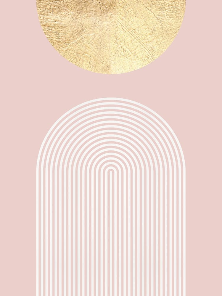 Geometry on pink background 7