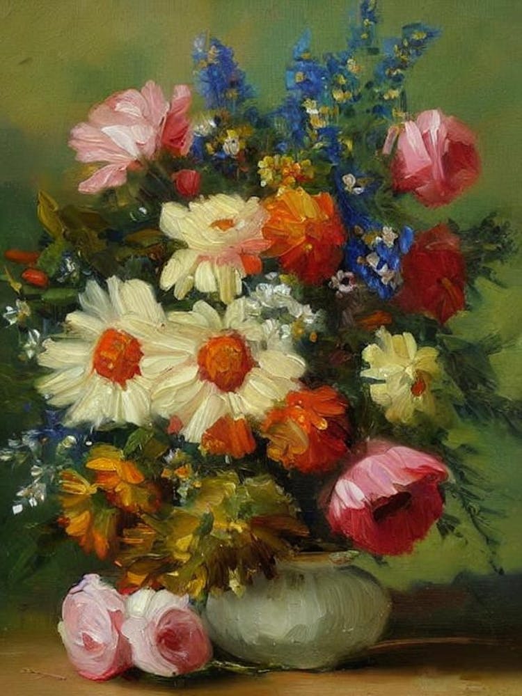 Daisies Painting 2 Flower