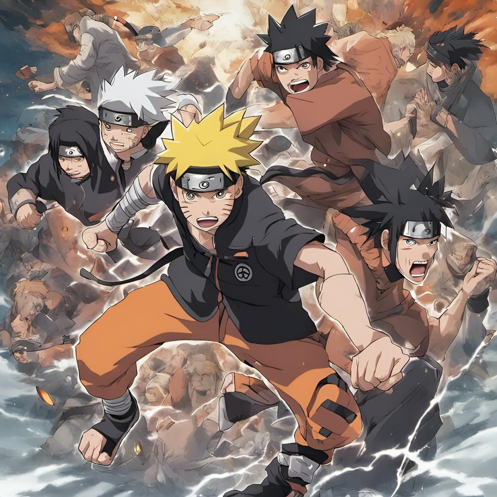 0 A Fight In Naruto Anime With So Much Détails , Imp Esrgan V1 X2plus