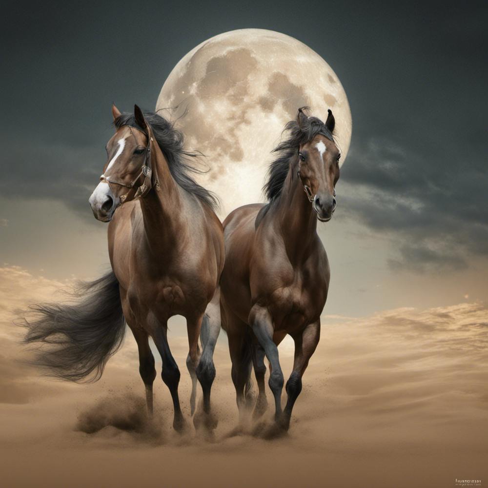 398556 Chevaux Arabes De Race Pure Avec La Nature Et La L Xl 1024 V1 0
