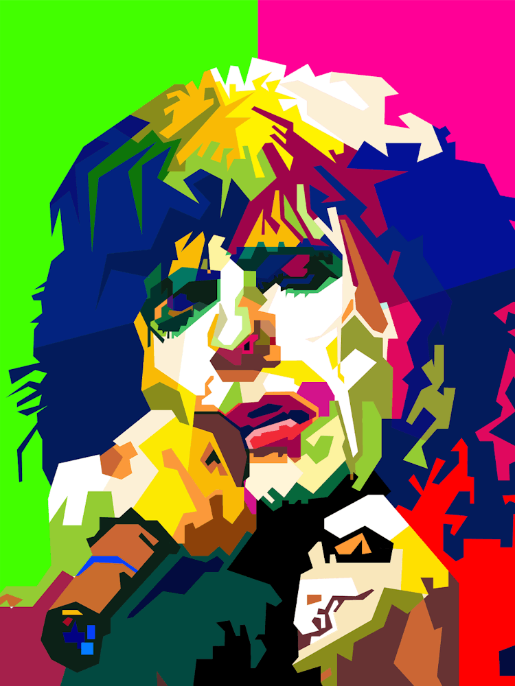 David Coverdale Whitesnake Singer Pop Art Wpap