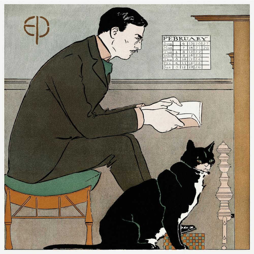 Self–Portrait, Edward Penfield