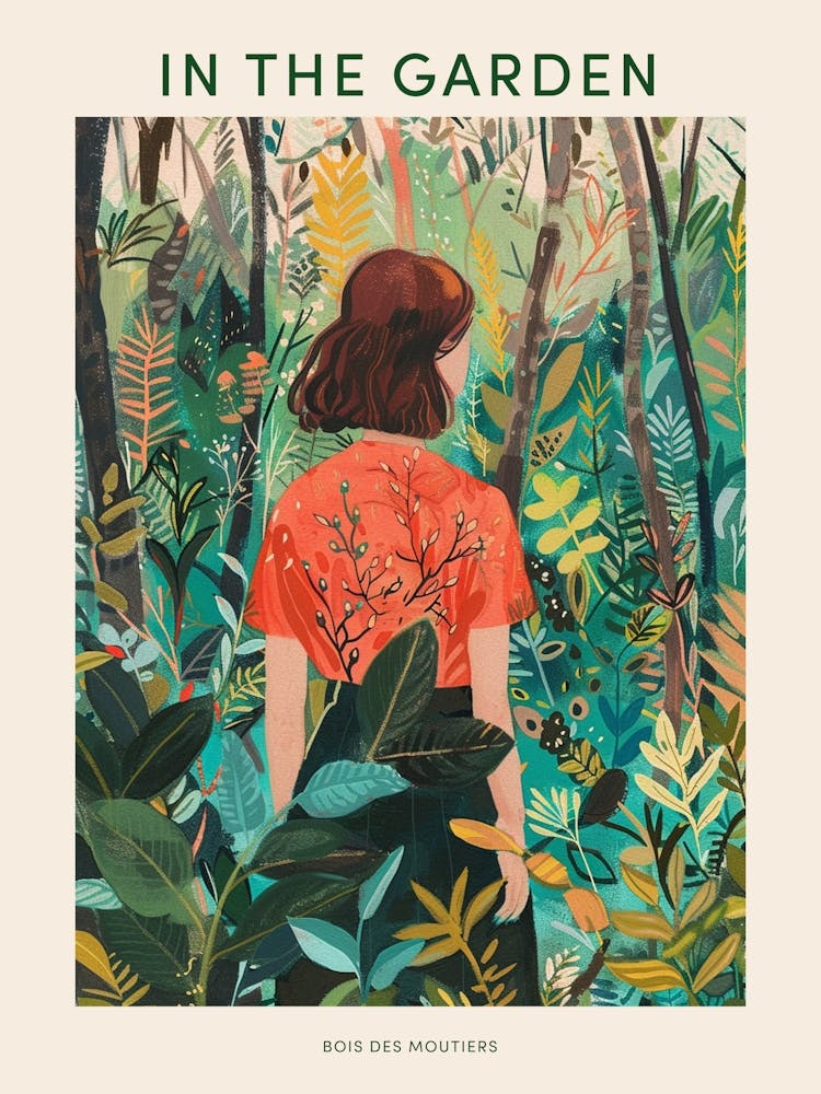 In The Garden Poster Bois Des Moutiers France 4