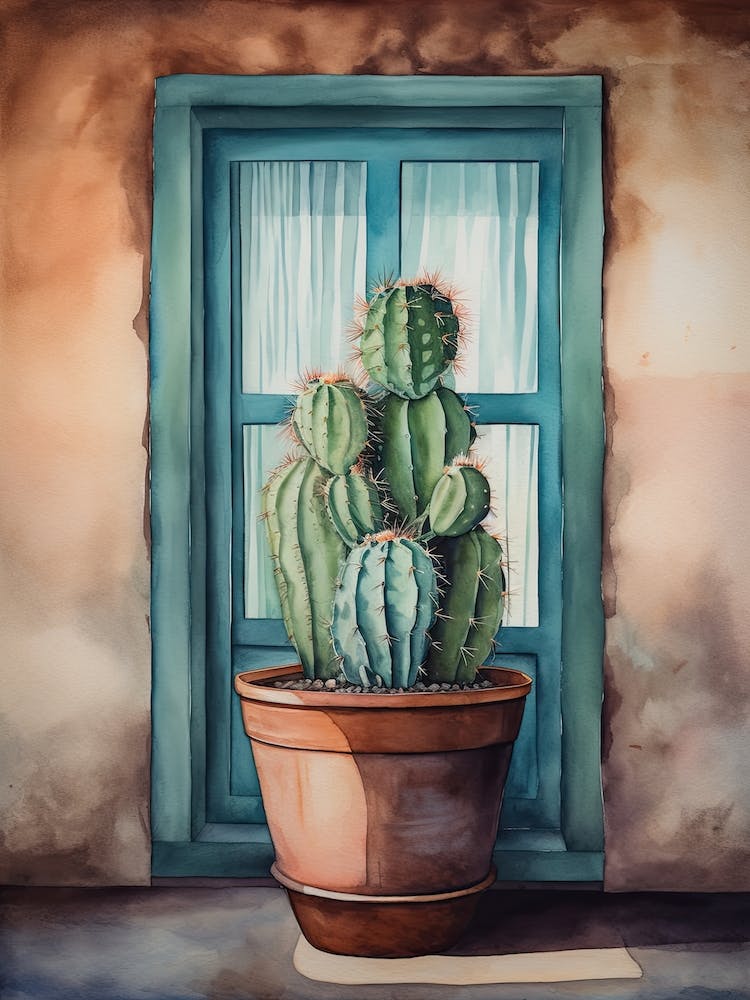 Saguaro Cactus Window 4