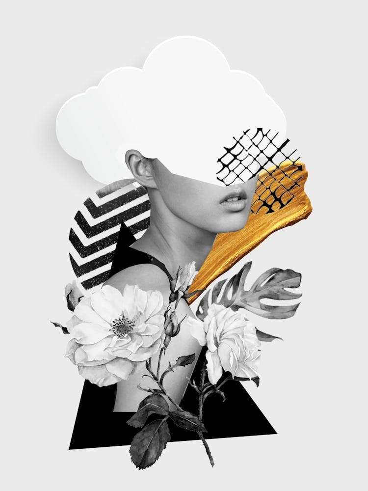 Collage Art (Girl)