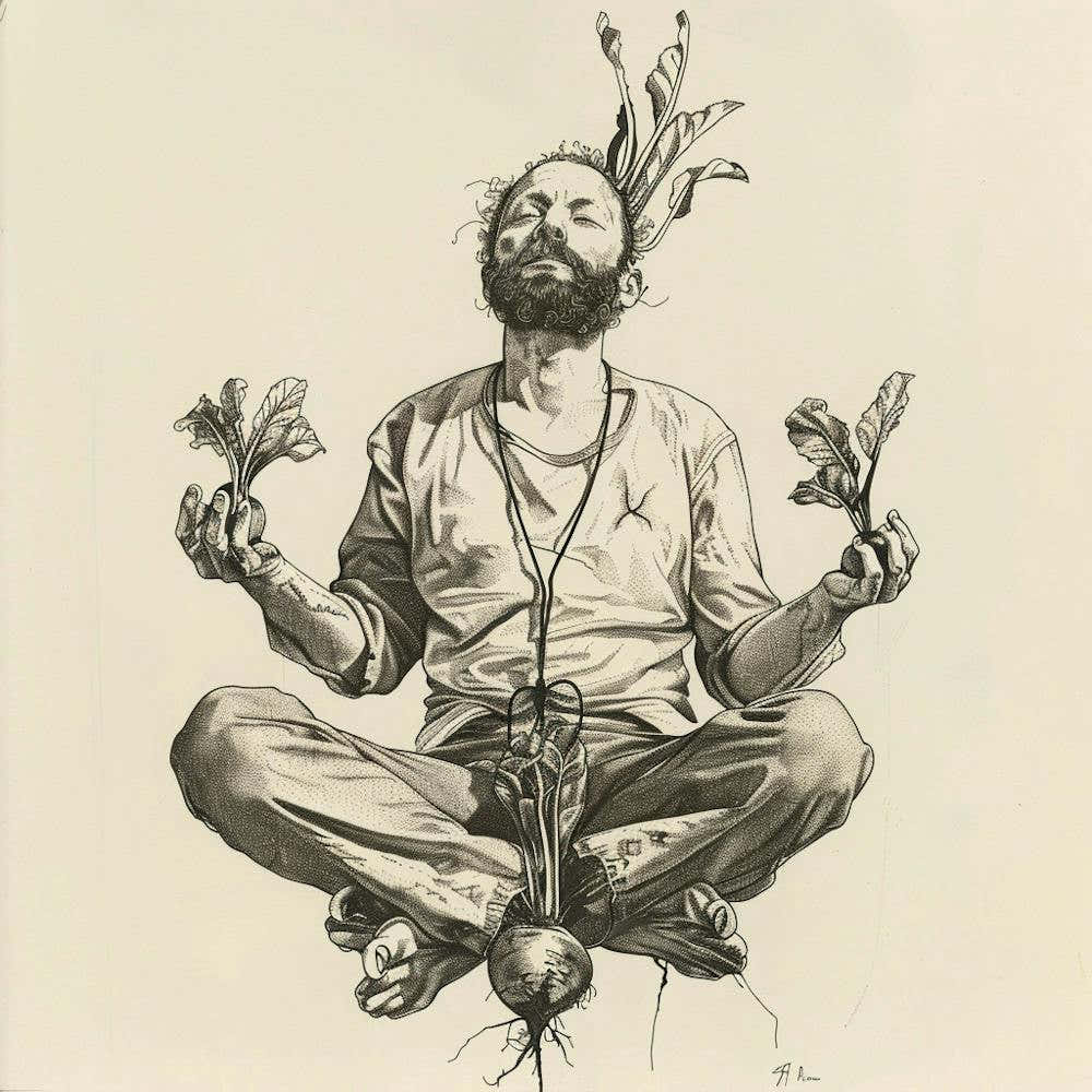 Meditating Man