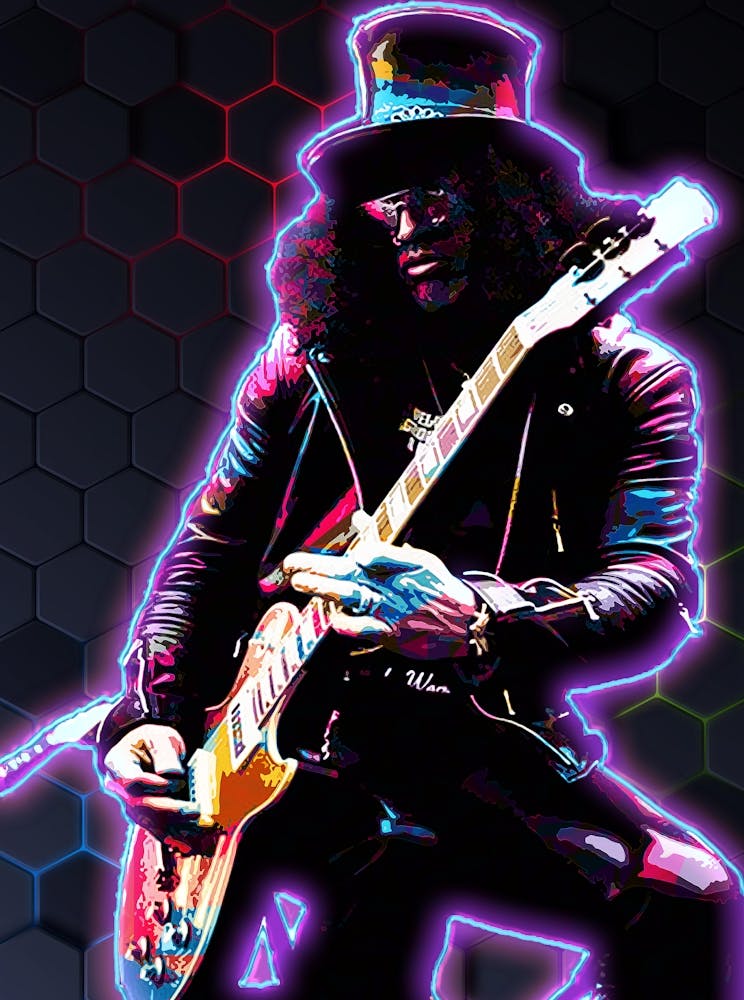 Slash Pop Neon Art