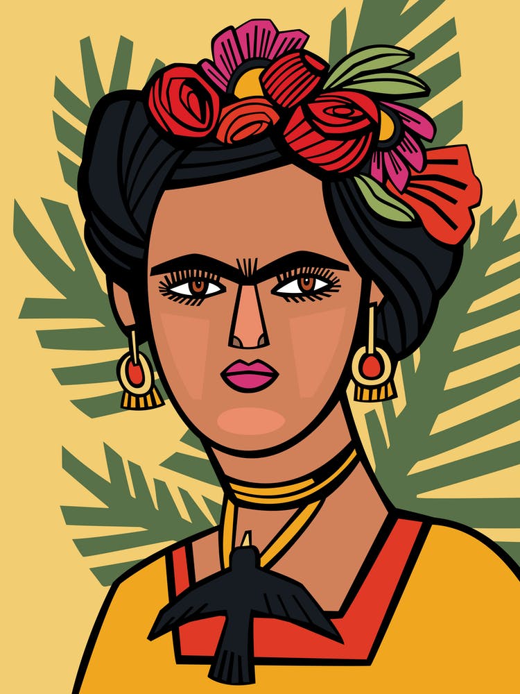 Frida Kahlo Illustriert