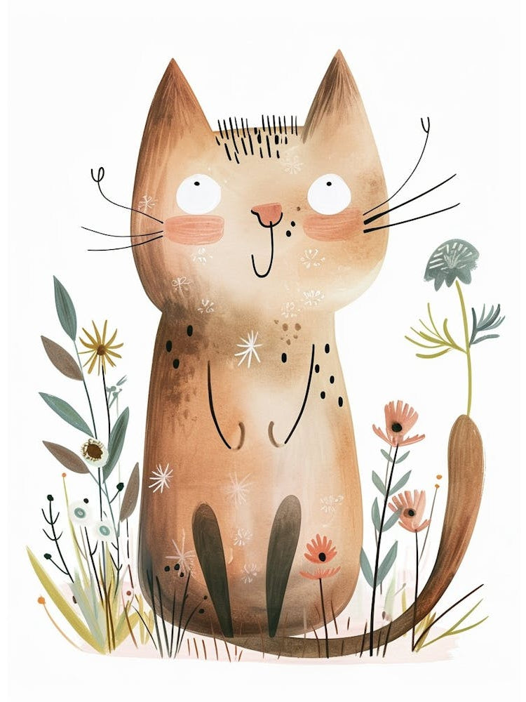 Pixiebob Cat Clipart Illustration 4