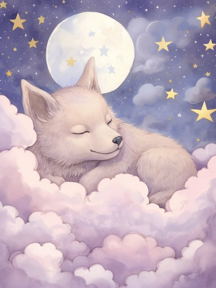 Sleeping Baby Wolf 2