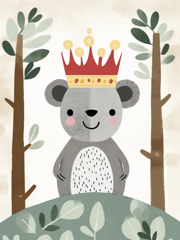 Little Koala 6 Wearing A Crown