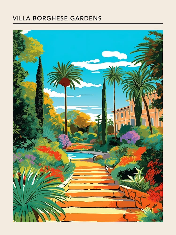 Villa Borghese Gardens Rome 4