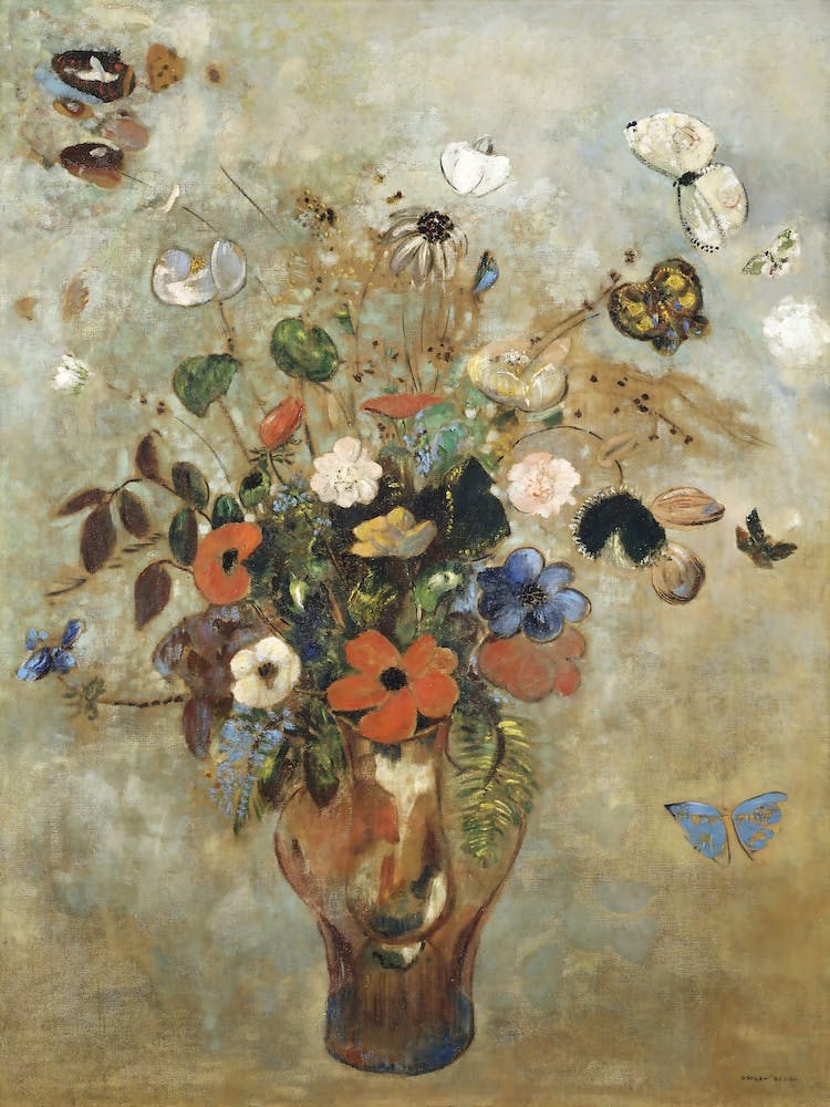 Still Life With Flowers (1905), Odilon Redon
