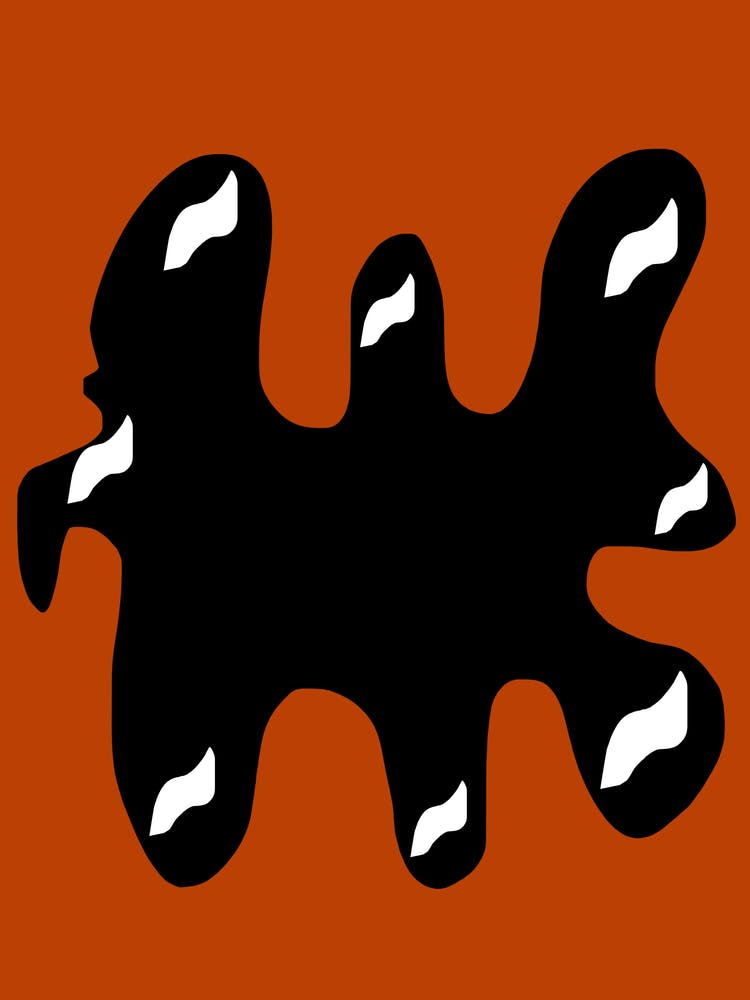 Orange Abstract Movement 