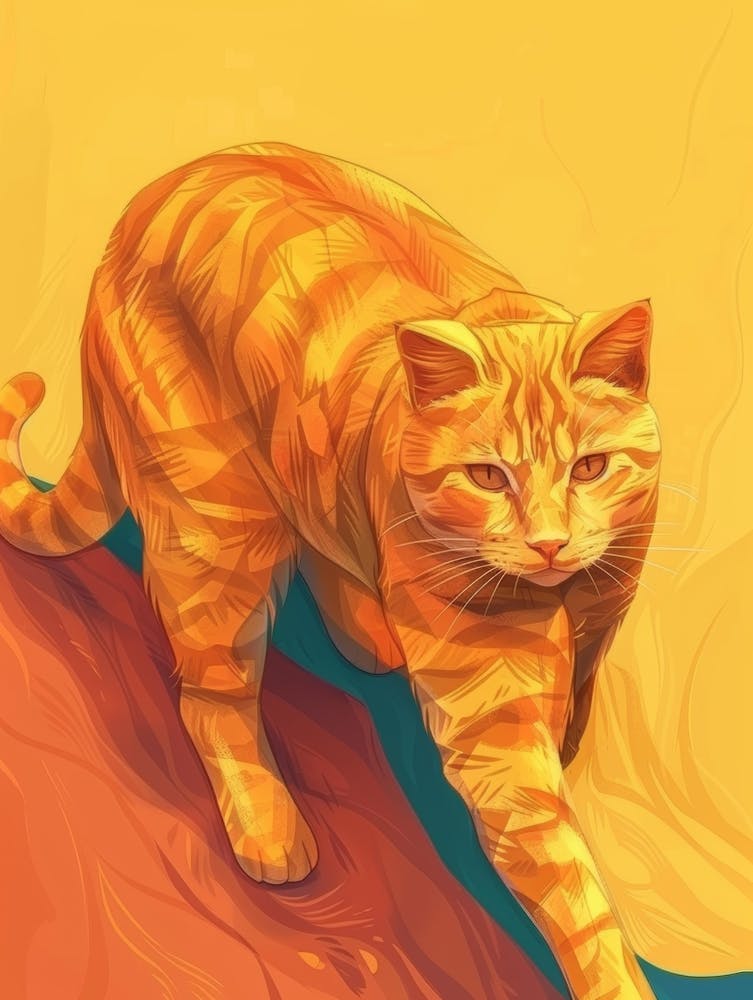 Orange Tabby Cat 20