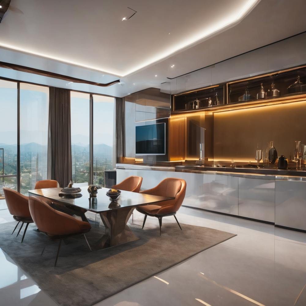 Futuristic interior design 3