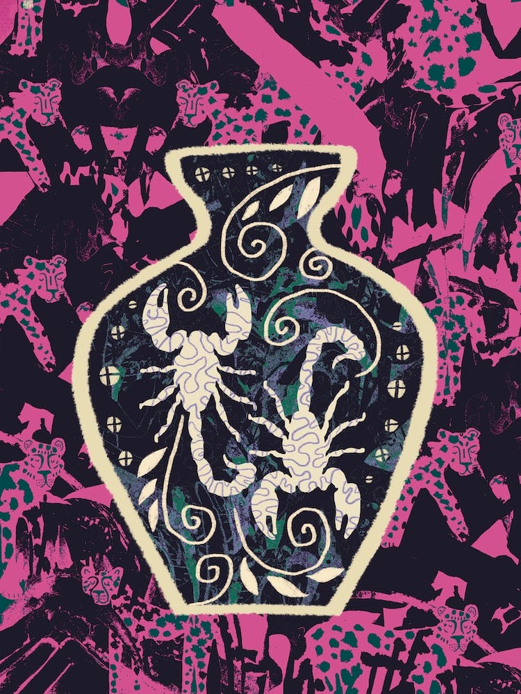 Scorpio Zodiac Illustration