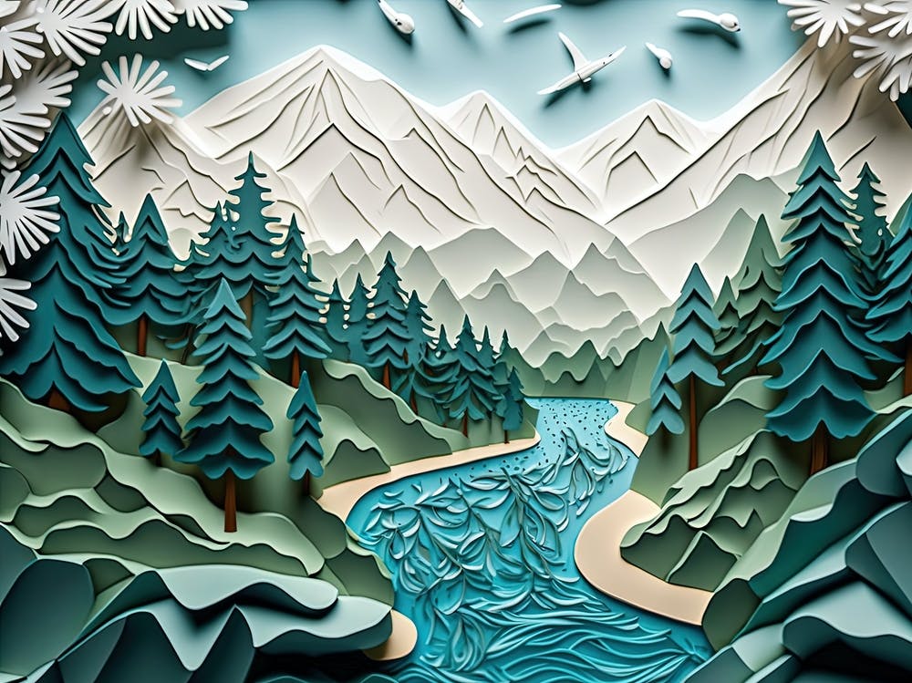 Landscape Paper Art