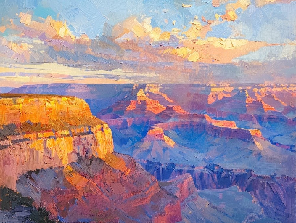 Western Sunset Landscapes Grand Canyon Arizona 2