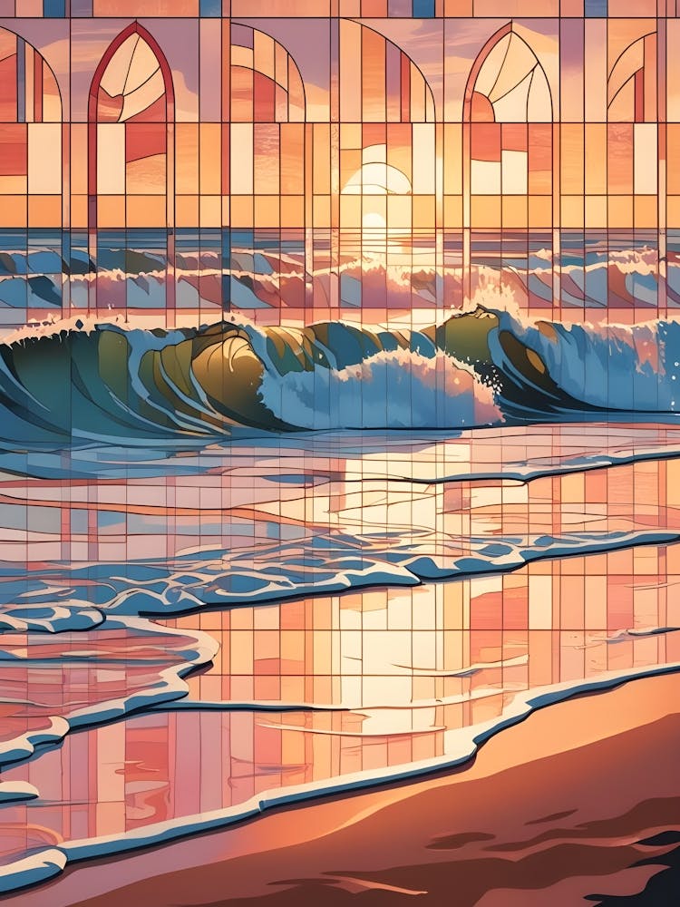 Coucher de Soleil à la Plage 46