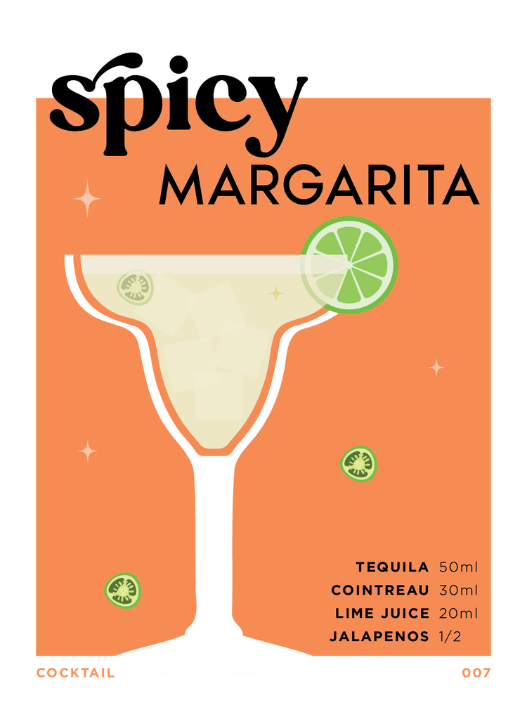 Spicy Margarita in Orange Cocktail Recipe