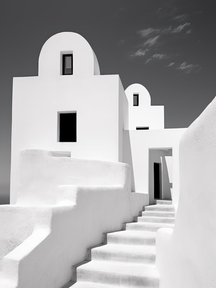 Santorini, Greece, Photography In Black And White 2