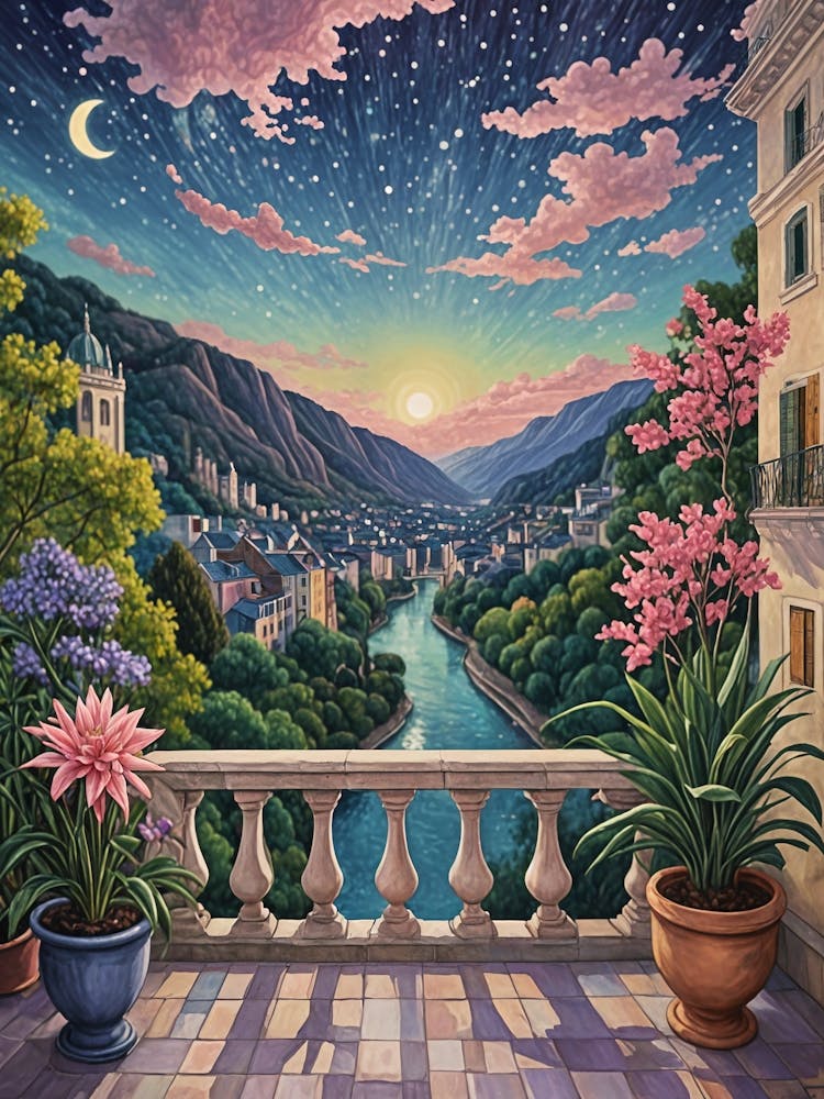 Magical Night On The Balcony