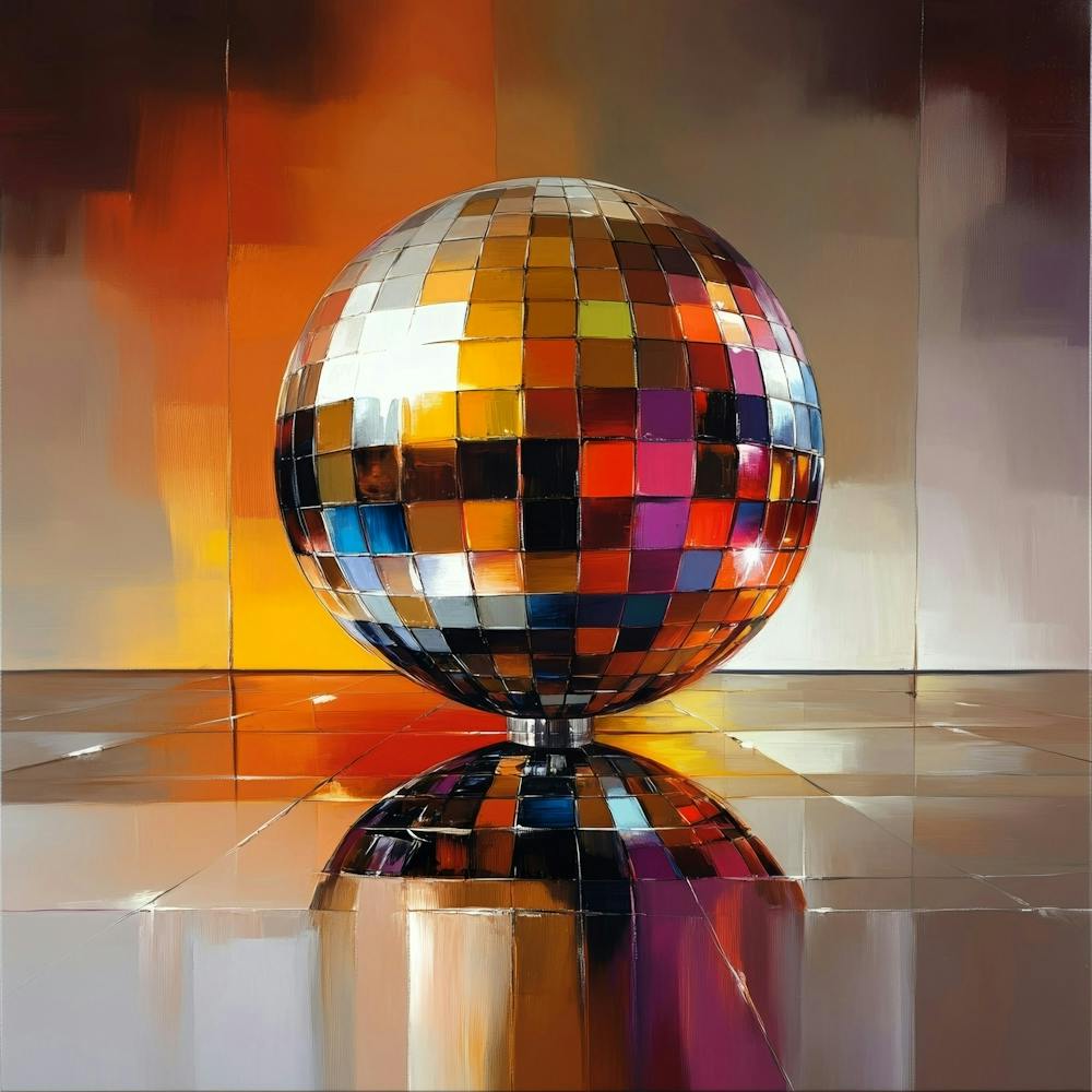 Disco Ball Art 2