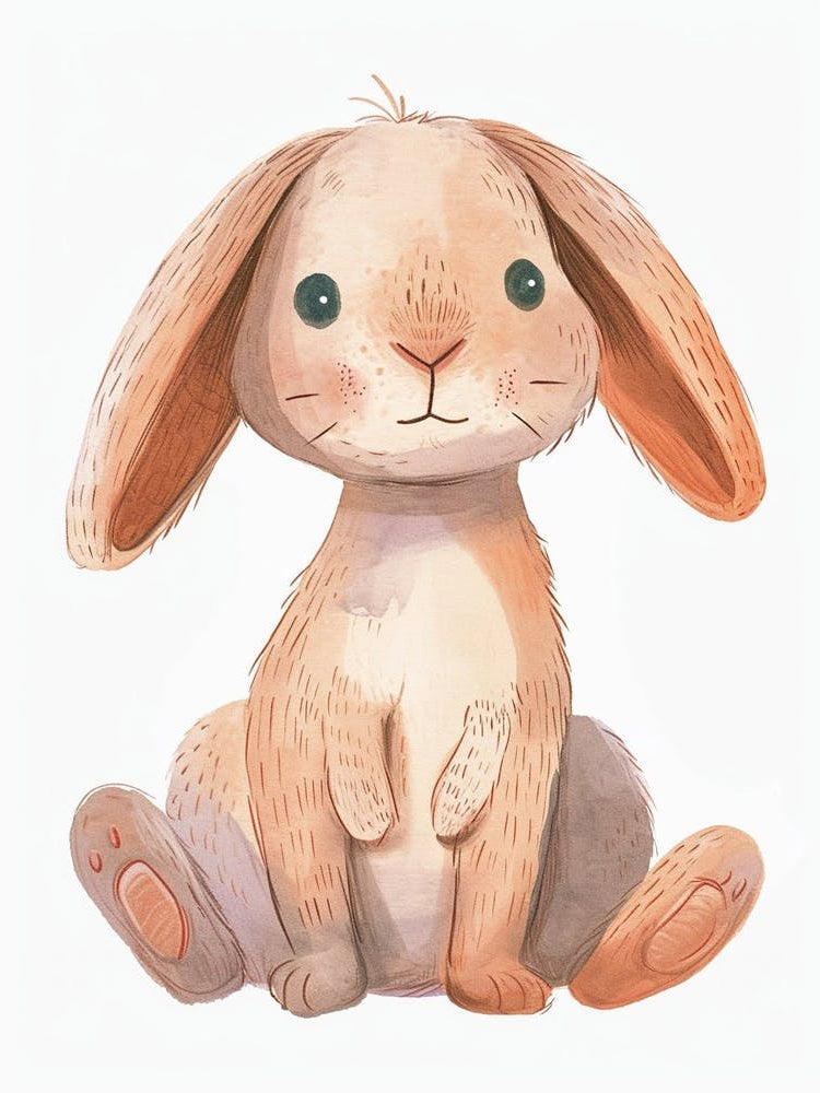 Tans Rabbit Kids Illustration 3