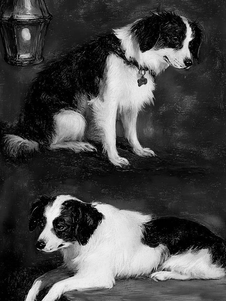 Black And White Dogs 2