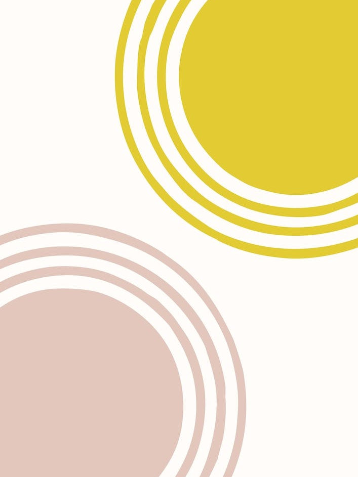 Two Suns Pink And Yellow