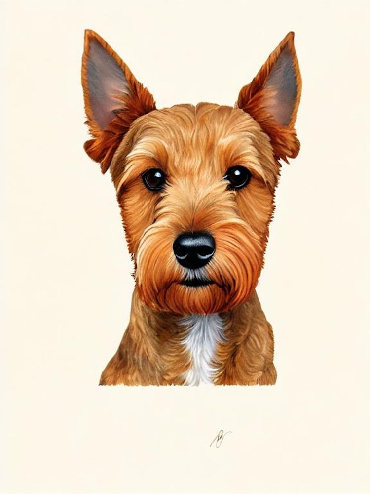 Welsh Terrier Illustration Dog