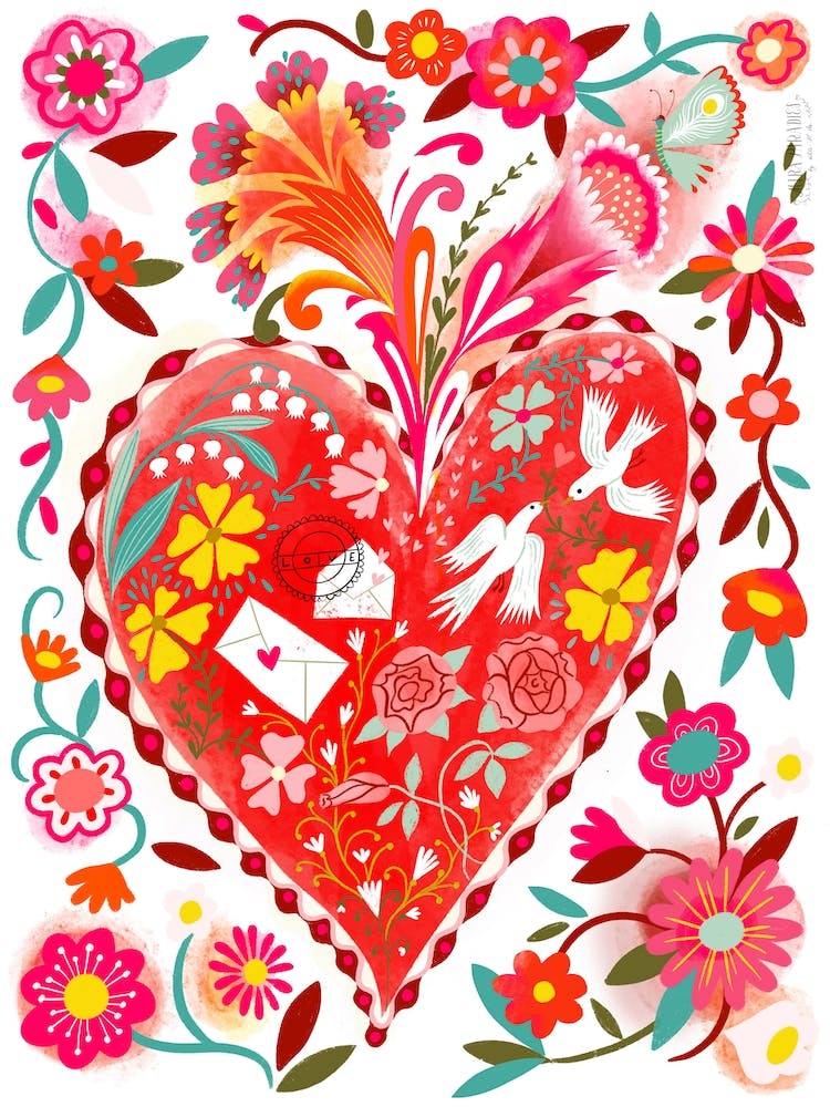 Valentine Big Hearted Milagros