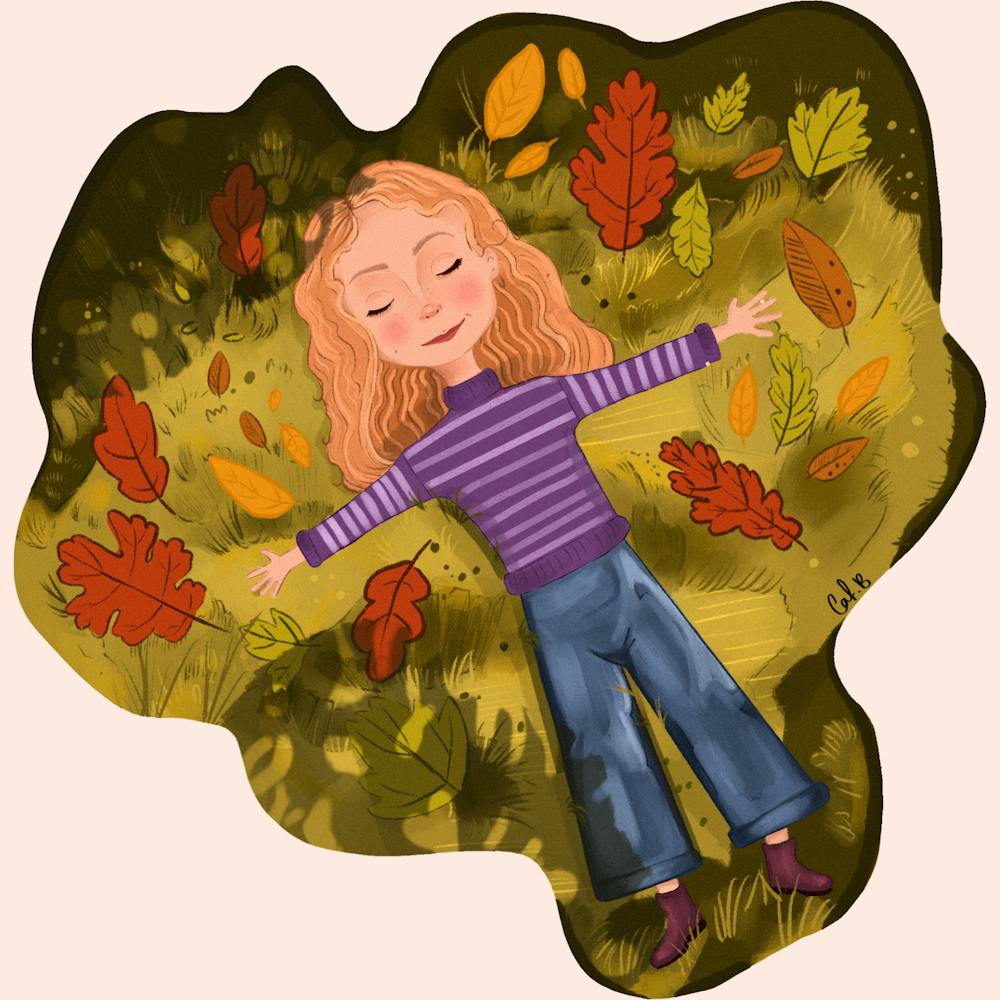 Falling leaves