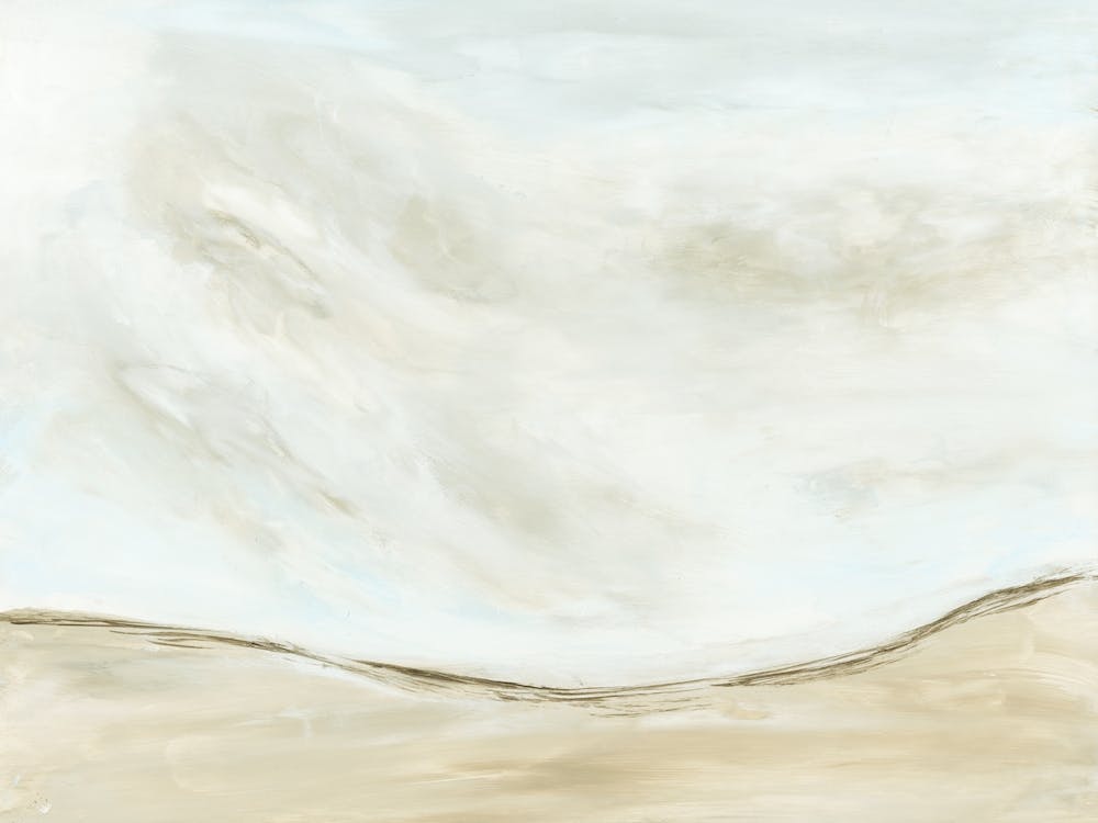 Undeniable - Abstract Beach Sky Landscape Painting 