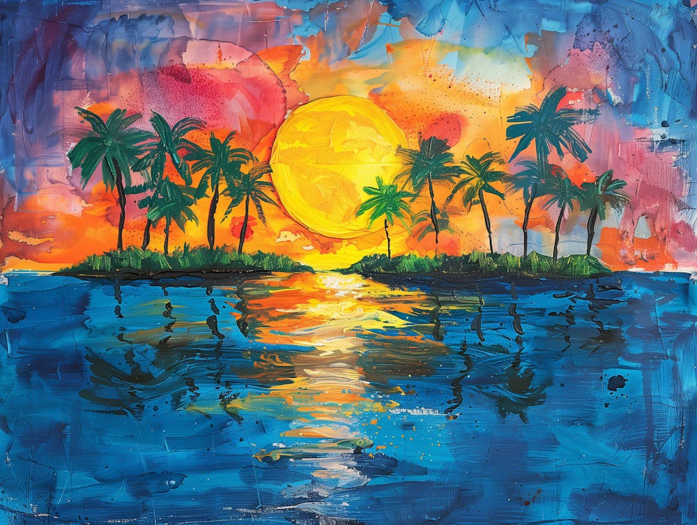 Sunset Painting