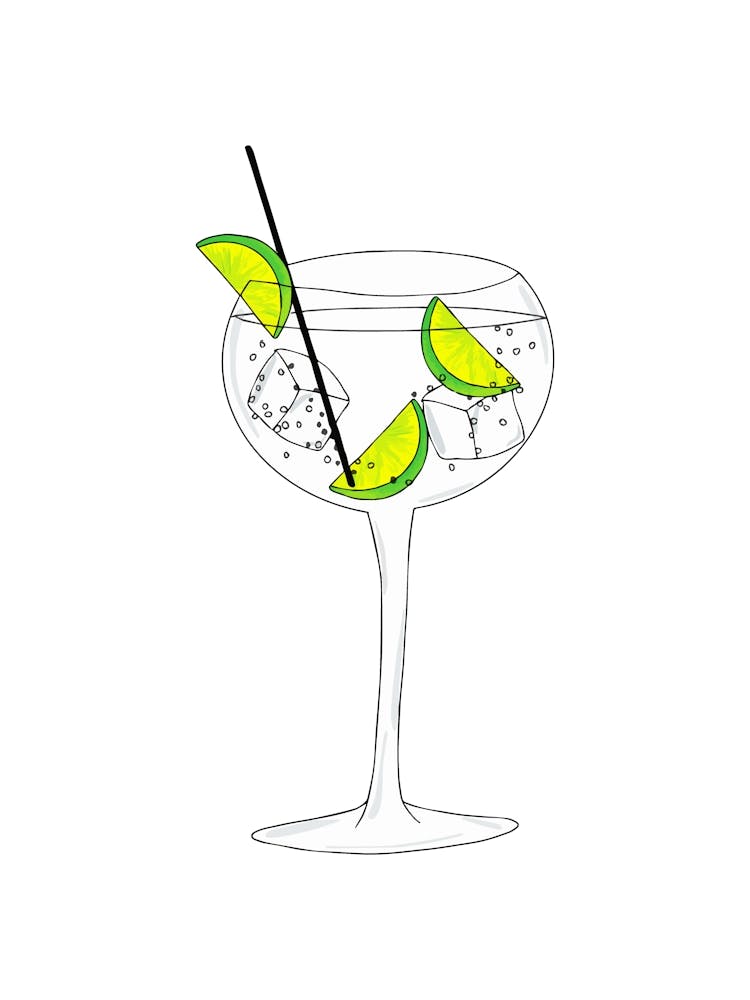 Cocktail au Gin