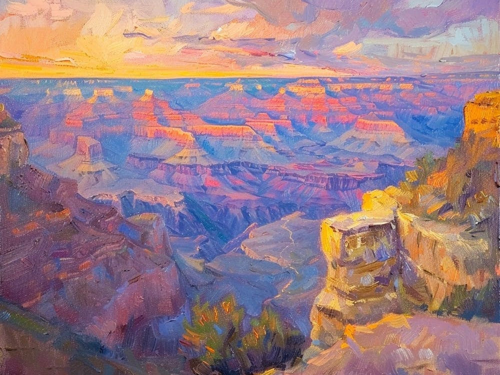 Western Sunset Landscapes Grand Canyon Arizona 3