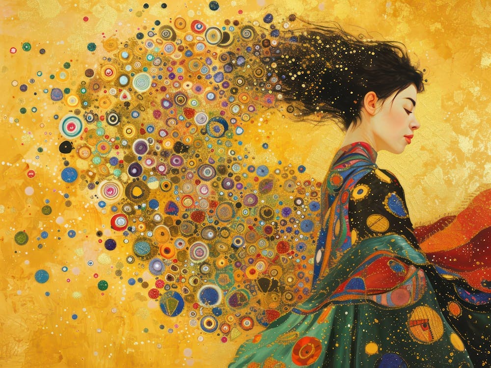 Contemporary Artwork Inspired By Gustav Klimt 1